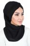Gill - Hijab Pratique Noir & Noir