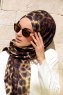 Gizala - Hijab à Motifs Léopard - Sal Evi