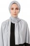 Hande - Hijab En Coton Gris - Gülsoy