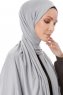 Hande - Hijab En Coton Gris - Gülsoy