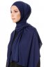 Hande - Hijab En Coton Bleu Marin - Gülsoy