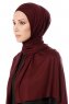 Hande - Hijab En Coton Violet Foncé - Gülsoy