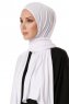 Hande - Hijab En Coton Blanc - Gülsoy