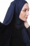Hanfendy - Hijab Pratique One-Piece Bleu Marin