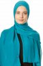 Hazal - Hijab Crepe Vert - Ecardin