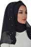 Helena - Hijab Pratique Noir - Ayse Turban