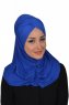 Hilda - Hijab En Coton Bleu