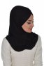 Hilda - Hijab En Coton Noir