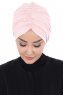 Jill - Turban En Coton Vieux Rose - Ayse Turban