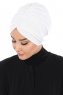 Jill - Turban En Coton Blanc - Ayse Turban
