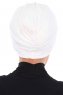 Jill - Turban En Coton Blanc - Ayse Turban