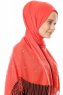 Kadri - Hijab Framboise Avec Des Perles - Özsoy