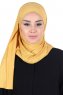 Kaisa - Hijab Coton Pratique Moutarde