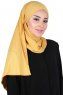 Kaisa - Hijab Coton Pratique Moutarde