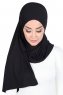 Kaisa - Hijab Coton Pratique Noir