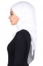 Kaisa - Hijab Coton Pratique Blanc