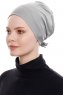 Kiraz - Bonnet XXL Coton Gris Foncé - Ecardin