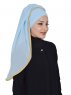 Louise - Hijab Pratique Bleu Clair - Ayse Turban