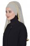 Louise - Hijab Pratique Taupe - Ayse Turban