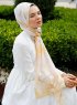 Luthfa - Hijab à Motifs Jaune - Sal Evi