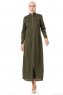 Lylah - Abaya Kaki - Miss Cazibe