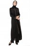 Lylah - Abaya Noire - Miss Cazibe