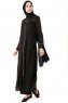 Lylah - Abaya Noire - Miss Cazibe