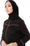 Lylah - Abaya Noire - Miss Cazibe
