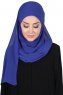Malin - Hijab Chiffon Pratique Bleu