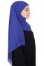 Malin - Hijab Chiffon Pratique Bleu