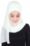 Malin - Hijab Chiffon Pratique Crème