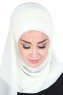 Malin - Hijab Chiffon Pratique Crème