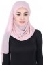 Malin - Hijab Chiffon Pratique Vieux Rose