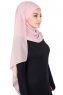 Malin - Hijab Chiffon Pratique Vieux Rose