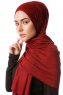 Melek - Hijab Jersey Premium Bordeaux - Ecardin