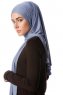 Melek - Hijab Jersey Premium Indigo - Ecardin