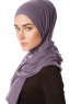 Melek - Hijab Jersey Premium Violet Foncé - Ecardin