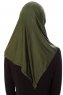 Mia - Hijab Al Amira Khaki One-Piece - Ecardin