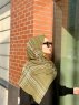 Muna - Hijab A Motifs En Crêpe Kaki - Mirach