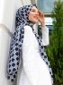 Nakia - Hijab à Motifs Noir - Sal Evi