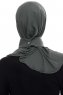 Narin - Hijab Crepe Pratique One-Piece Kaki