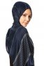 Nihal - Hijab Bleu Marin - Özsoy