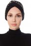 Nurten - Turban Noir & Gold