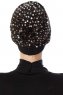 Nurten - Turban Noir & Gold