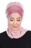 Olga - Hijab Pratique Vieux Rose & Vieux Rose