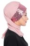 Olga - Hijab Pratique Vieux Rose & Vieux Rose