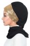 Olga - Hijab Pratique Noir & Gold