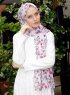 Pariza - Hijab à Motifs Rose