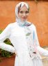 Pariza - Hijab Feuille à Motifs Rose