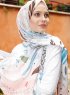 Pariza - Hijab Feuille à Motifs Rose